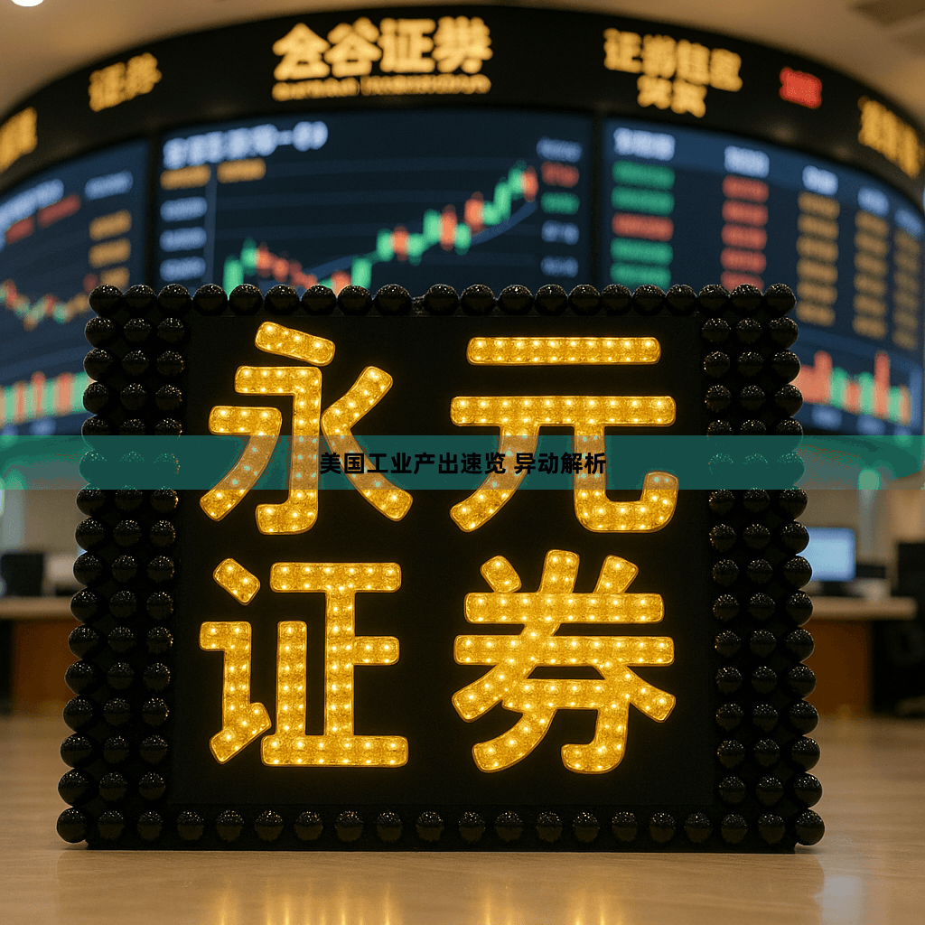 美国工业产出速览 异动解析
